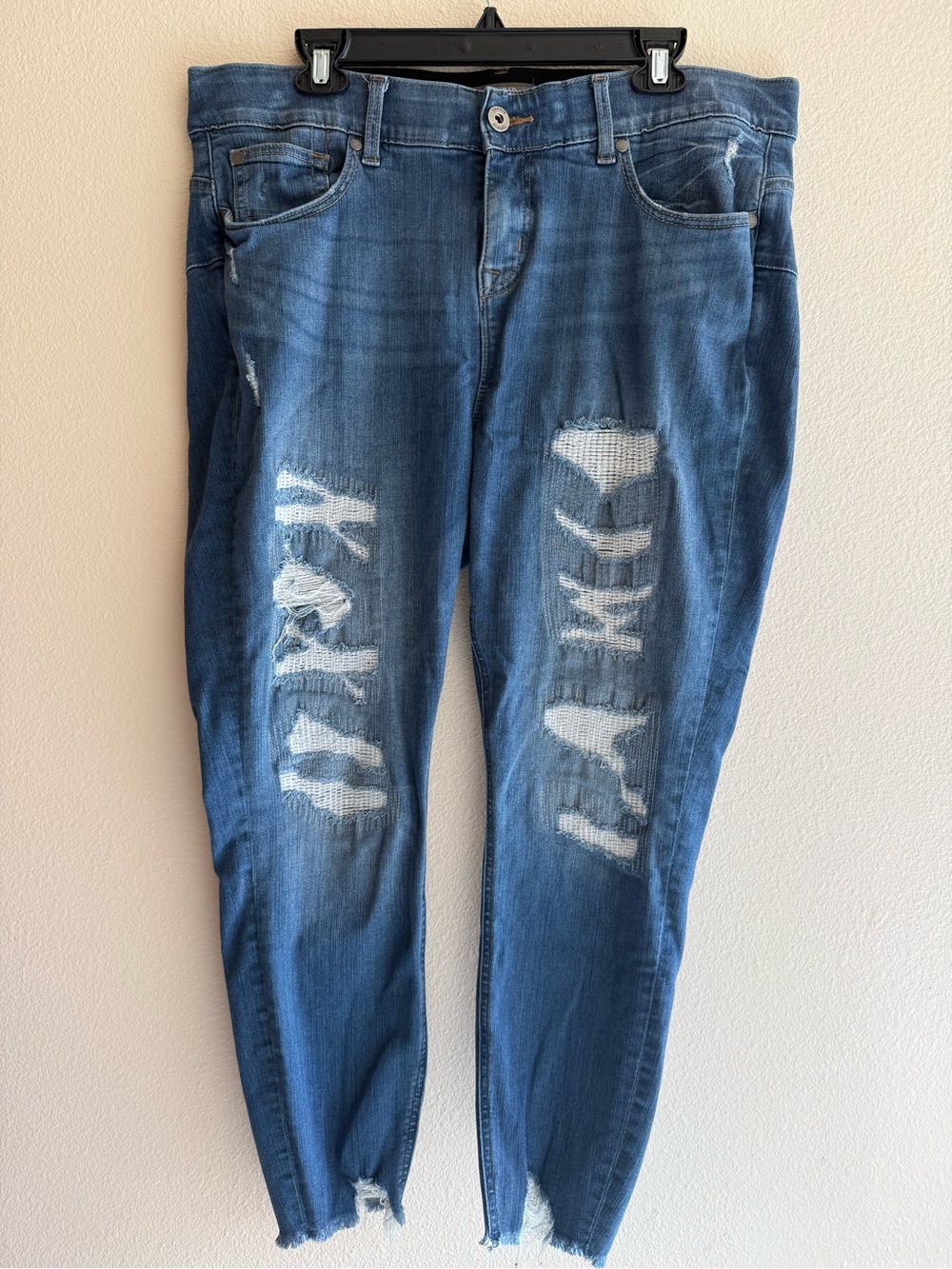 Torrid Bombshell Skinny Premium Stretch High-Rise Destructed Jeans - Picture 6 of 6